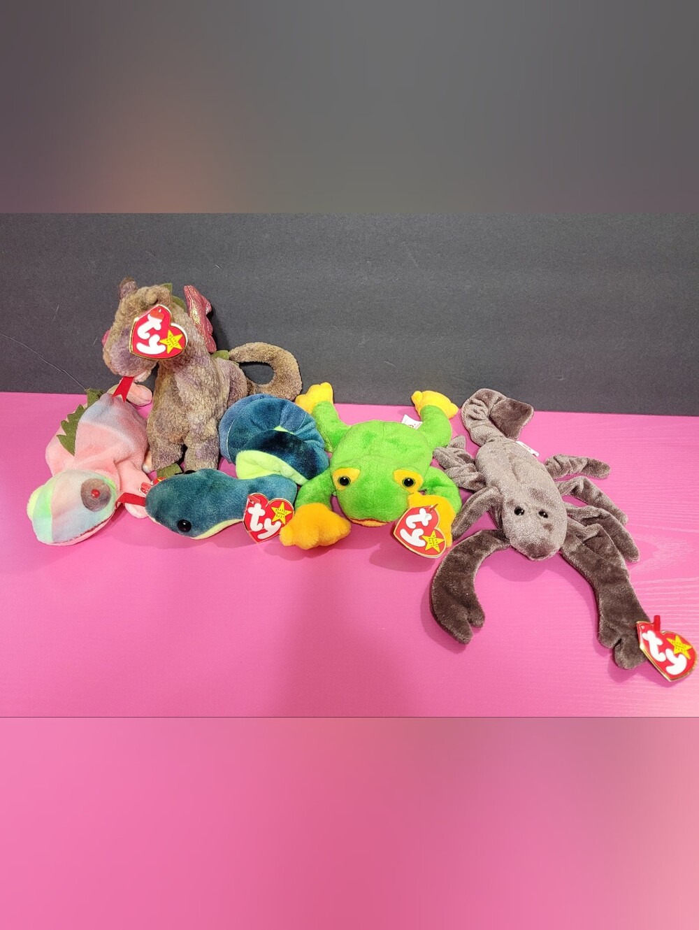 TY Beanie Babies Plush Animals Set Of 5 See Description (1739)